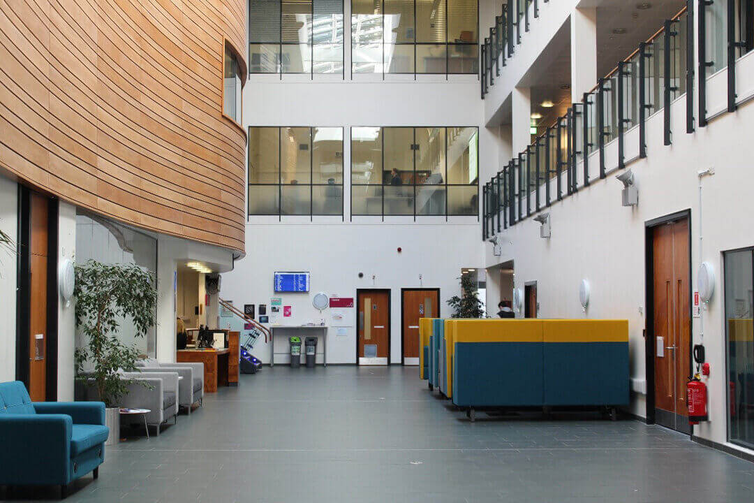 Atrium looking at the entrence